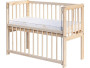 Dětská postýlka k posteli rodičů Baby Scarlett II Eco (borovice), st. bok 90 x 41 cm