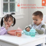 Lžička a vidlička nerez - teal 18 m+ Chicco