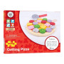 Dřevěná krájecí pizza Bigjigs Toys