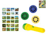 Jungle Expedition projektorová svítilna 11,5 cm na baterie se světlem 24 obrázků na kartě