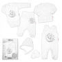 Soupravička do porodnice 6D Medvídek na měsíčku Baby Nellys