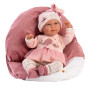Obleček pro panenku New Born velikosti 40-42 cm s nosítkem do ruky Llorens