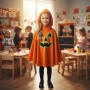 Dětský karnevalový převlek Orange Halloween Scary Pumpkin FunCo