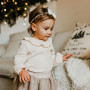Dětská čelenka ceremony s mašličkou mint Eevi