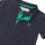 Tričko chlapecké Polo s krátkým rukávem, Minoti, tmavě modrá