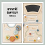 Aktivity centrum Play board na dřevěné židličky Alpha+/Beta+/Arketa Hauck