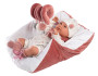 Obleček pro panenku New Born velikosti 40-42 cm a podložka se spirálou Llorens