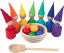 Duhové panenky s míčky 7 barev 2Kids Toys