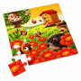 Puzzle 3 obrázky Puzzlika - Oblíbená zvířátka 3 v 1