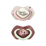 Set symetrických silikonových dudlíků Light touch 0-6 m Sleepy koala