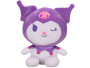 Kuromi plyšová 22 cm spandex sedící My Melody & Kuromi