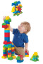 Mega Bloks velký pytel kostek - modrý (80 ks)