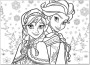 Frozen Puzzle Maxi 60 Elsa a Anna oboustranné 70x50 cm