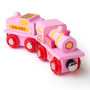 Růžová mašinka s tendrem Bigjigs Rail