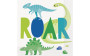 Ubrousky papírové - Dino Roar 33x33cm, 16 ks