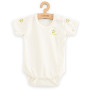 Kojenecké body s krátkým rukávem z organické bavlny Olivy New Baby