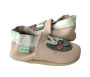 Kožené capáčky Barefoot Vel. M (6-12 měs.) Hopi Hop