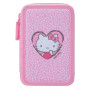 Školní penál třípatrový Hello Kitty Sweet Leopard GRS Baagl
