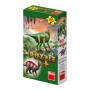 Puzzle Dinosauři 60 dílků+figurka v krabičce