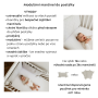Modulární mantinel do dětské postýlky sada 3 ks Sleepee
