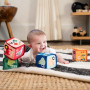 Hračka textilní kostky abeceda Alpha Stacks™ 4 ks 3 m+ Baby Einstein
