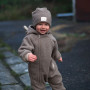 Rostoucí zimní kombinéza Teddy fleece double Brown Esito