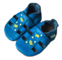 Kožené capáčky sandálky Barefoot Vel. L (12-18 měs.) Hopi Hop 