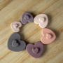 Silikonová stohovací kousátka B-Silicone Hearts