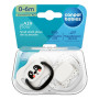 Set symetrických silikonových dudlíků BabiesBoo 0-6 m 2 ks Canpol babies