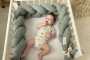 Mušelínový mantinel cop 200 cm Babymatex – chránič do postýlky