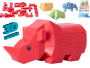 Hlavolam 3D puzzle zvířátka 16 ks