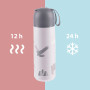 Termoska na tekutiny se silikonovým držákem 400 ml Zopa