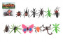 Hmyz/zvířátko mini 4-8 cm 12 ks