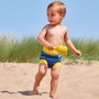 Plavky Happy Nappy DUO -  Navy/Yellow