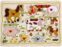 Puzzle na desce ´´Dětské motivy´´