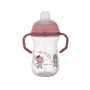 Hrneček se silikonovým pítkem FirstCup BONJOUR PARIS 250 ml Canpol Babies