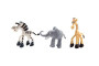 Zvířátka veselá safari ZOO 9-10cm 6 ks