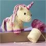 Sada na háčkování jednorožec Amigurumi
