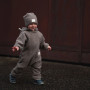 Rostoucí zimní kombinéza Teddy fleece double Brown Esito