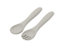 Příbor 2-dílný Platinum Silicone KikkaBoo
