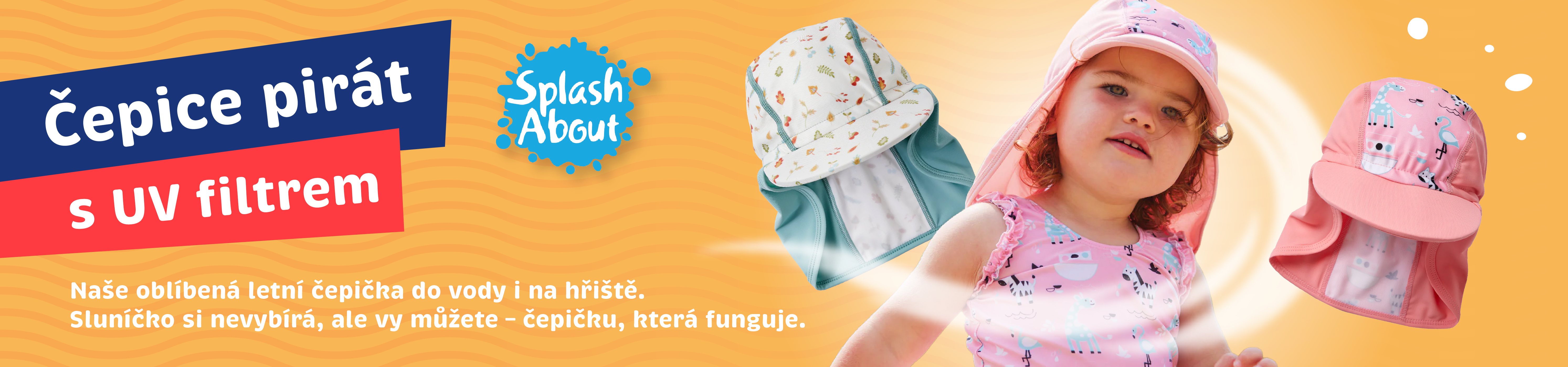 Čepice pirát s UV filtrem