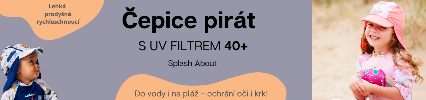 Čepice pirát s UV filtrem