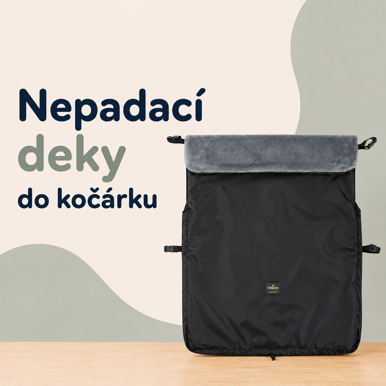 Nepadací deky do kočárku